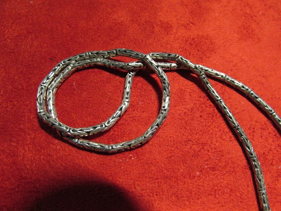 Vintage 18" Byzantine Snake Chain. - image 4