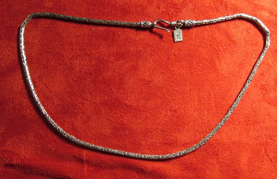 Vintage 18" Byzantine Snake Chain. - image 1