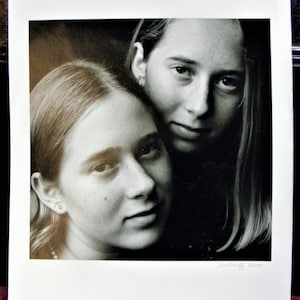 Janine and Stephanie Horwitz, Nov 98, 2000 Portrair by Roskowitz Art Photo signed and dated.