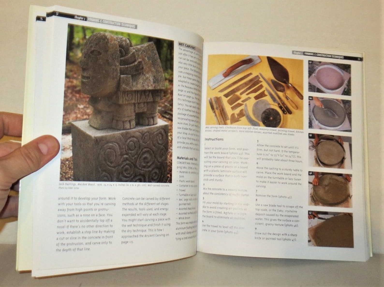 Making Concrete Garden Ornaments by Sherri Warner Hunter. 2002 Etsy