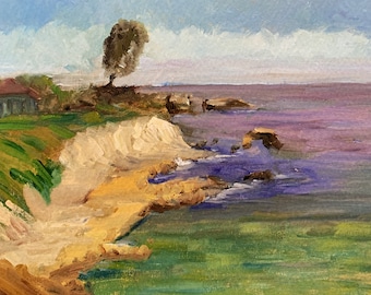 Corona Del Mar Coastline Giclee Print: Signed Limited Edition