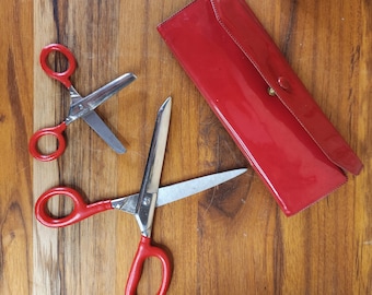 Red Vintage Scissor Set by Jason