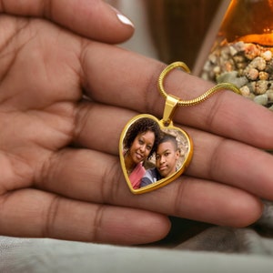 Gold pendant deals photo engraved