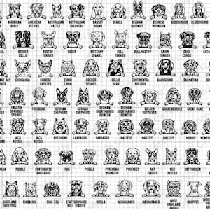 Dog Breed Vinyl Stickers