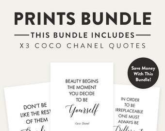 Paquete de láminas, descarga instantánea, citas inspiradoras, póster imprimible, descarga instantánea