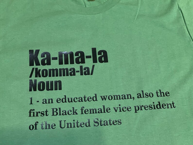 Kamala Harris VP Democrat Definition Tee Shirt