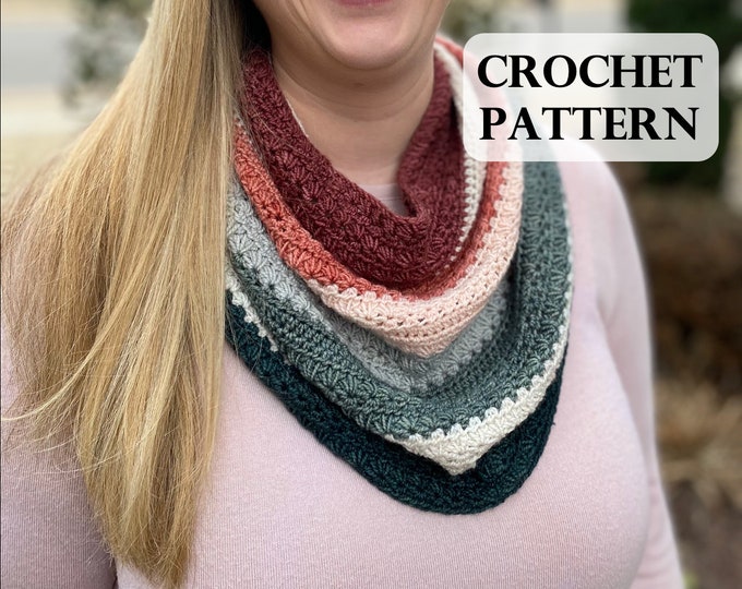 Crochet Pattern for Star Stitch Infinity Scarf or Cowl | Any Size ...