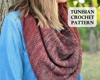 Pattern, Ringing Rocks Shawl, Tunisian Crochet Pattern, Beginner Friendly, Tunisian Shawl,