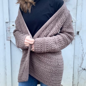 Sutton Open Crochet Cardigan