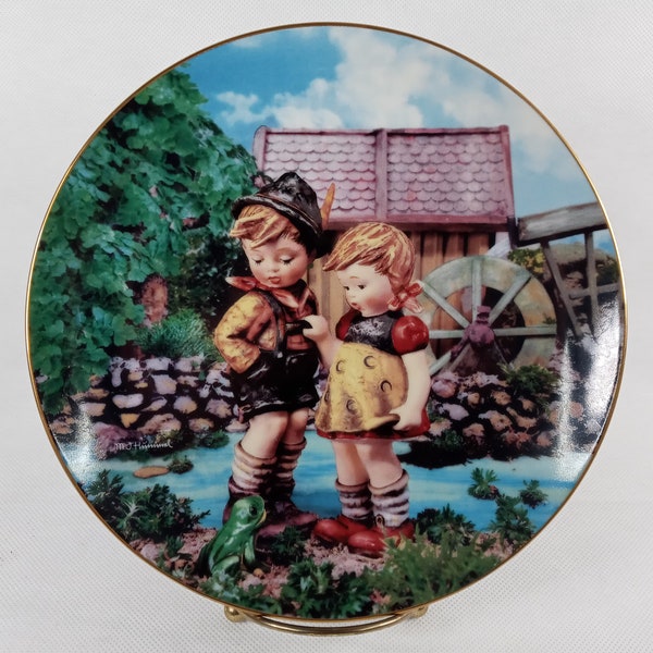 M.I. Hummel Plate Collection "Little Companions" Plate HELLO DOWN THERE