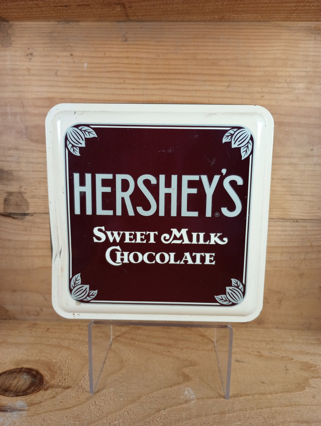 Hershey's Sweet Milk Chocolate Tin 1990 Etsy