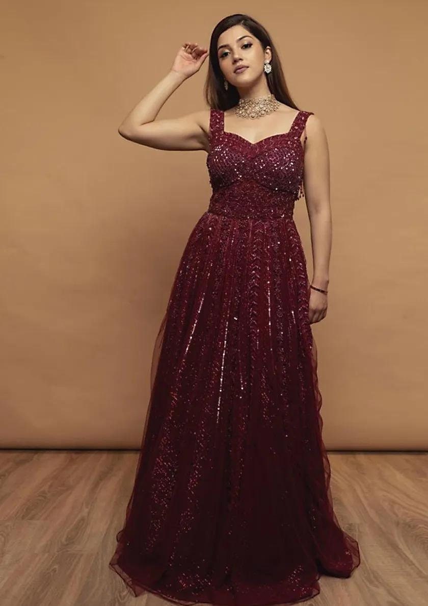 net gown for ladies
