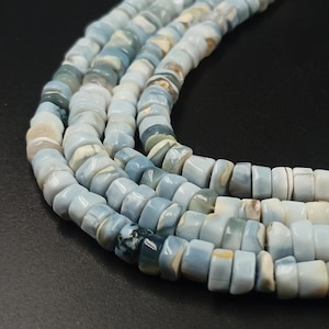 Natural Multi Stone Heishi Disc Tyre Beads Strands, Tire Shape, Smooth Gemstone, Loose Wheel Plain Beads, Jewelry Making, Crystal Shop