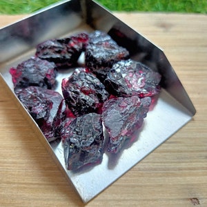 Raw Garnet Chunks A Grade Red Garnet Stone Raw Garnet Loose Stone Real  Garnet Crystal Natural Garnet Crystals Red Garnet Raw 