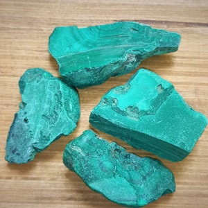 Natural Raw Malachite - Green Crystal - Rough Gemstone - Healing Stone -Raw Making Jewelry - Crystal Shop