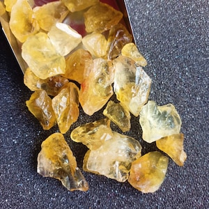 Natural Raw Citrine Crystal, Rough Gemstone, Solar Plexus Chakra, Jewelry Making, Healing Stones, Crystal Shop image 1