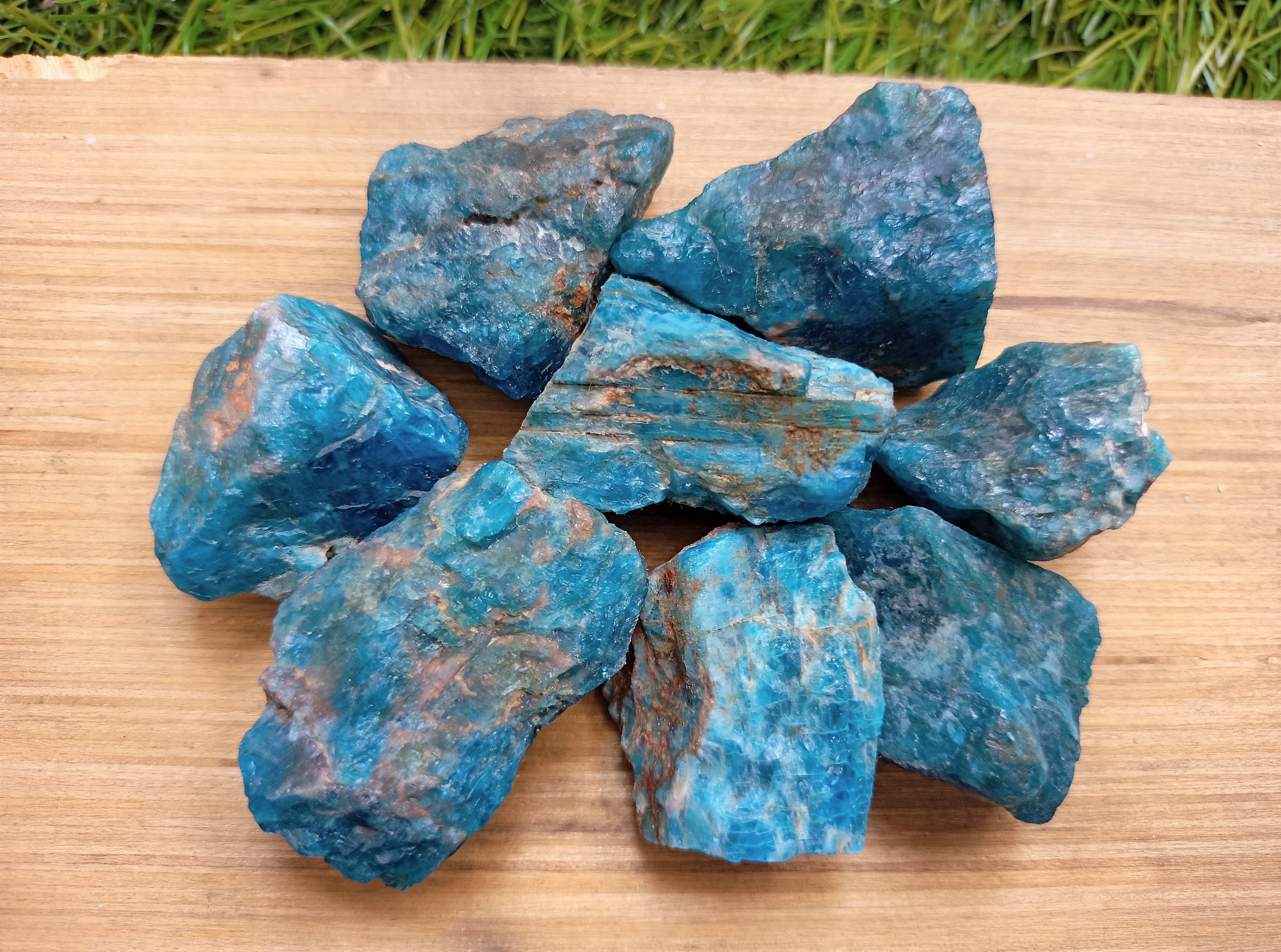Natural Raw Apatite Rough Apatite Crystal Blue Apatite | Etsy