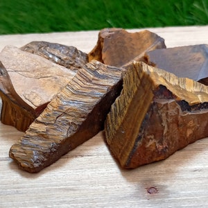 Natural Raw Tiger Eye  - Tiger Eye Stone - Crystal Stone - Solar Plexus Chakra - Healing Stone - Crystal Shop - 20+mm