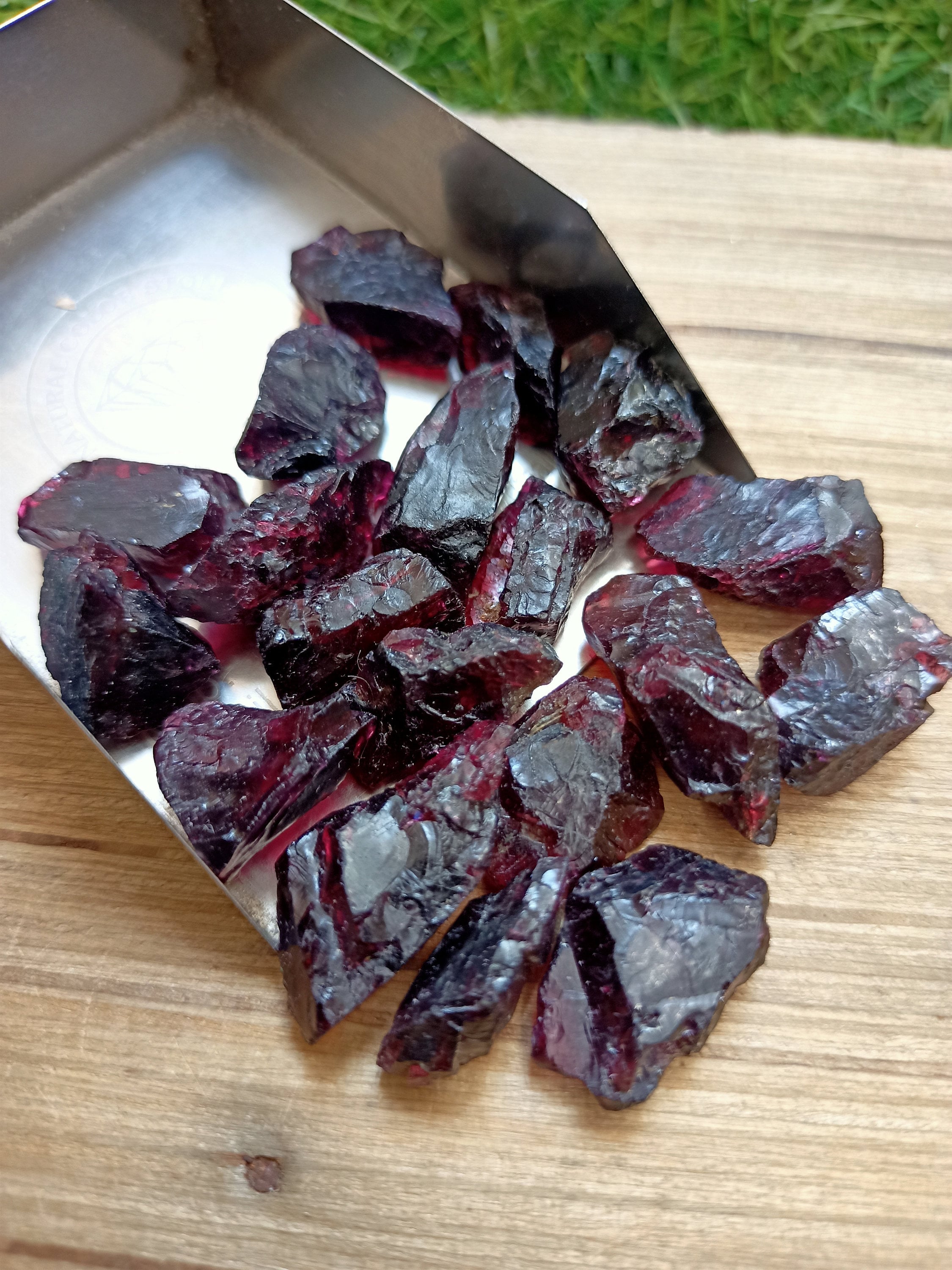 10 Piece Natural Raw Garnet Crystal Raw Garnet Stone Rough | Etsy