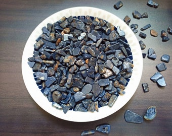 Zafiro azul natural suelto, piedras preciosas azules, minipiedra, zafiro pulido sin cortar, piedra curativa, tienda de cristales de 5 a 10 mm