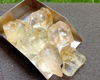 Natural Raw Citrine Stone, Rough Gemstone, Rare Specimens, Chunk, Raw Making Jewelry, Healing Stone, Crystal Shop
