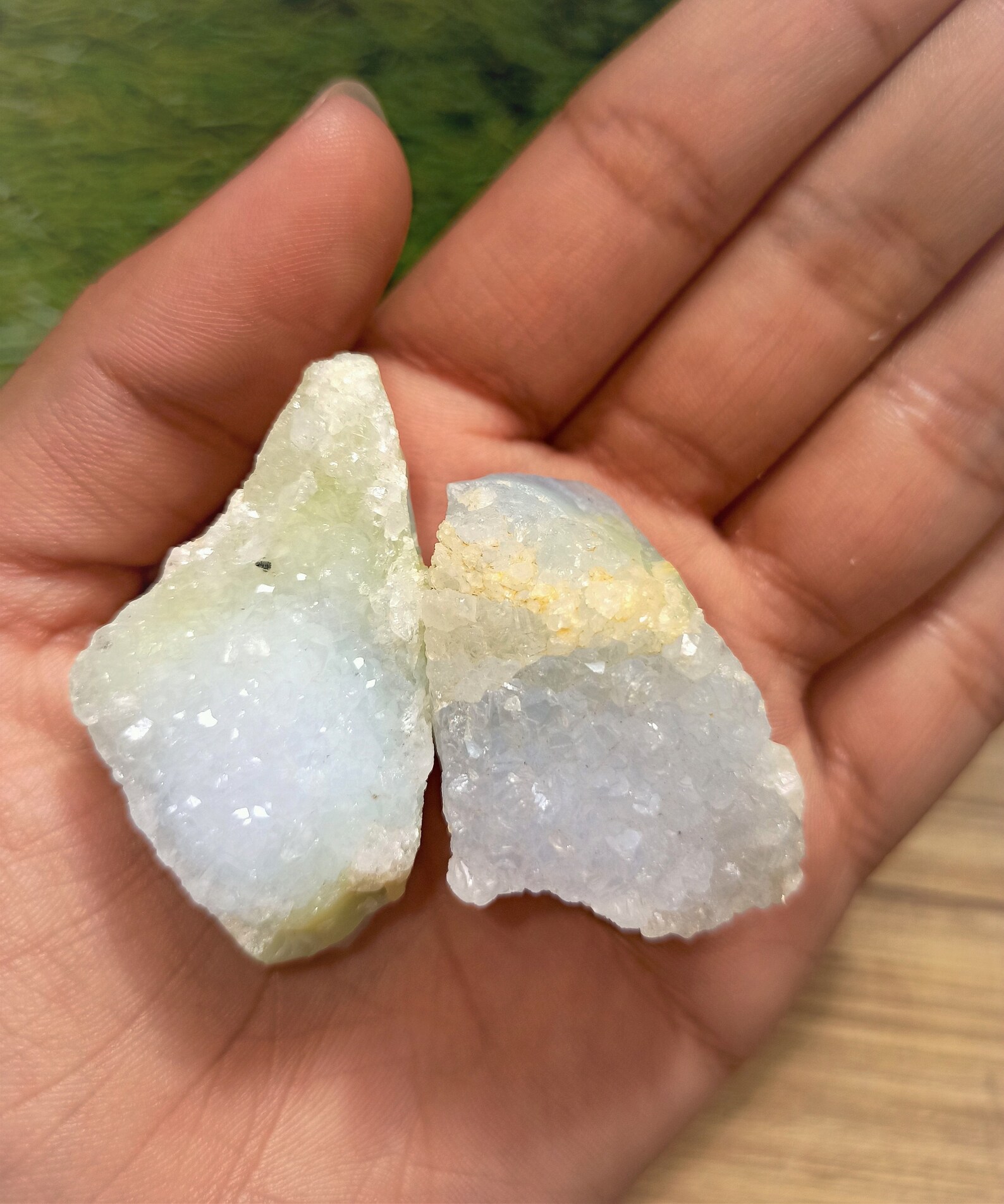 235 Cts Raw Blue Chalcedony Crystal Rough Chalcedony Stone Etsy