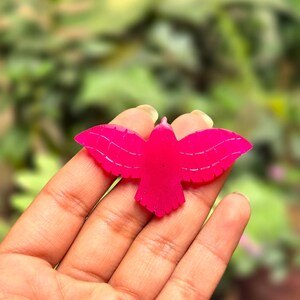 Eagle Carving Bird, Mix Gemstone, Beautiful Hand Carved, Loose Carved Eagle, Bird Charm, Real Gemstone, Women Jewelry Making, Crystal Shop Queen pink quartz