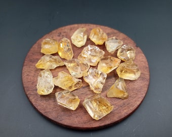 5 Piece Raw Citrine Crystal, Natural Citrine Stone, Rough Gemstone, Nuggets, Raw Making Jewelry, Healing Stone, Crystal Shop