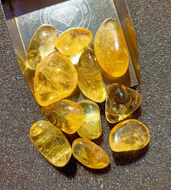 Tumbled Citrine Stones