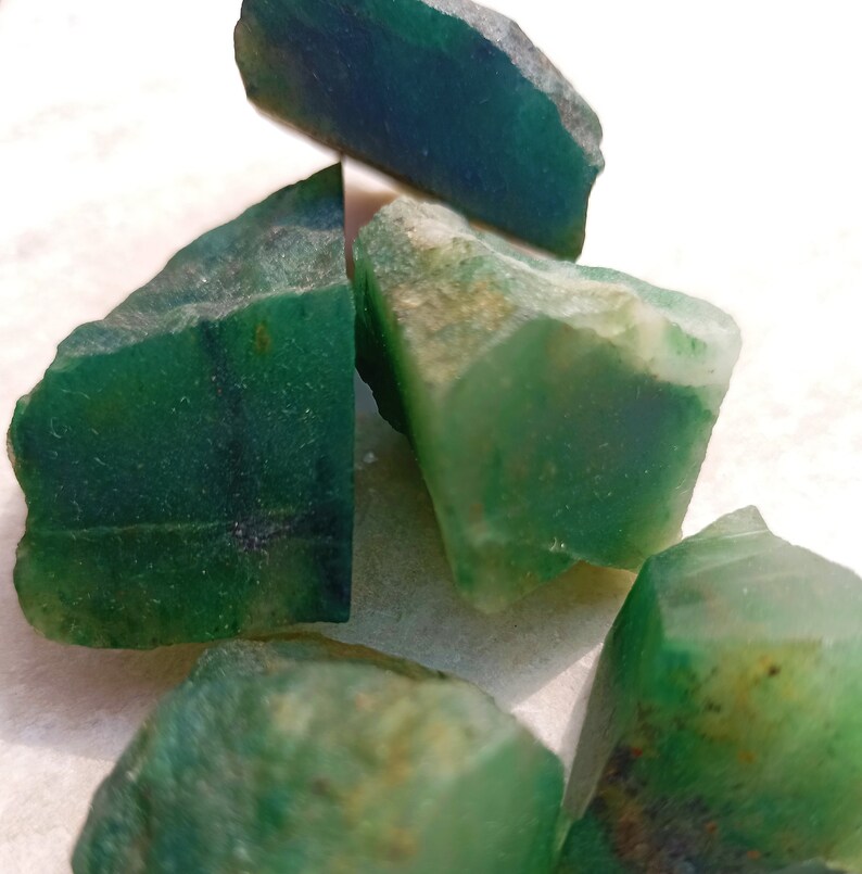 Raw Green Jade Crystal Raw Green Jade Stone Healing | Etsy