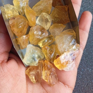 Natural Raw Citrine Crystal, Rough Gemstone, Solar Plexus Chakra, Jewelry Making, Healing Stones, Crystal Shop image 3