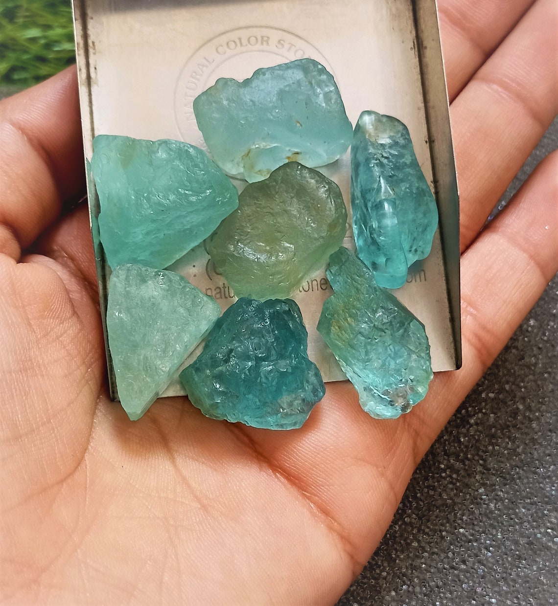 Natural Raw Aquamarine Crystal Untreated Blue Aquamarine Etsy