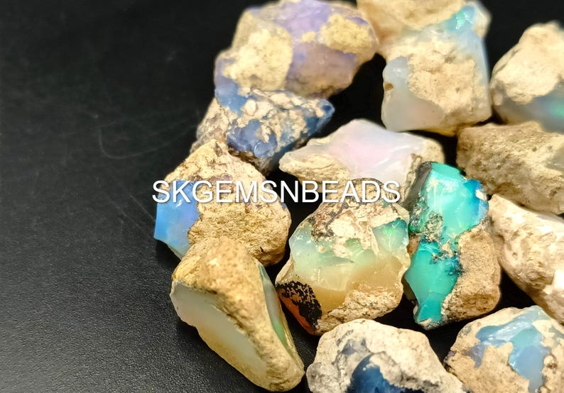 Rough Shape, polished rough lot, genuine opal, welo flashy opal, handmade jewelry crystal, mineral rough