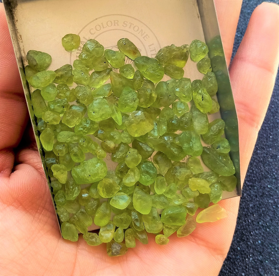 10 Pieces Raw Peridot Gemstone Peridot Crystal Healing Etsy