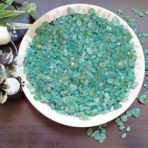Natural Loose Blue Apatite Chips - Gemstone Chips - Mini Stone - Polished Uncut Stone - Jewelry Making -Healing Stone -Crystal Shop 4 - 6 mm