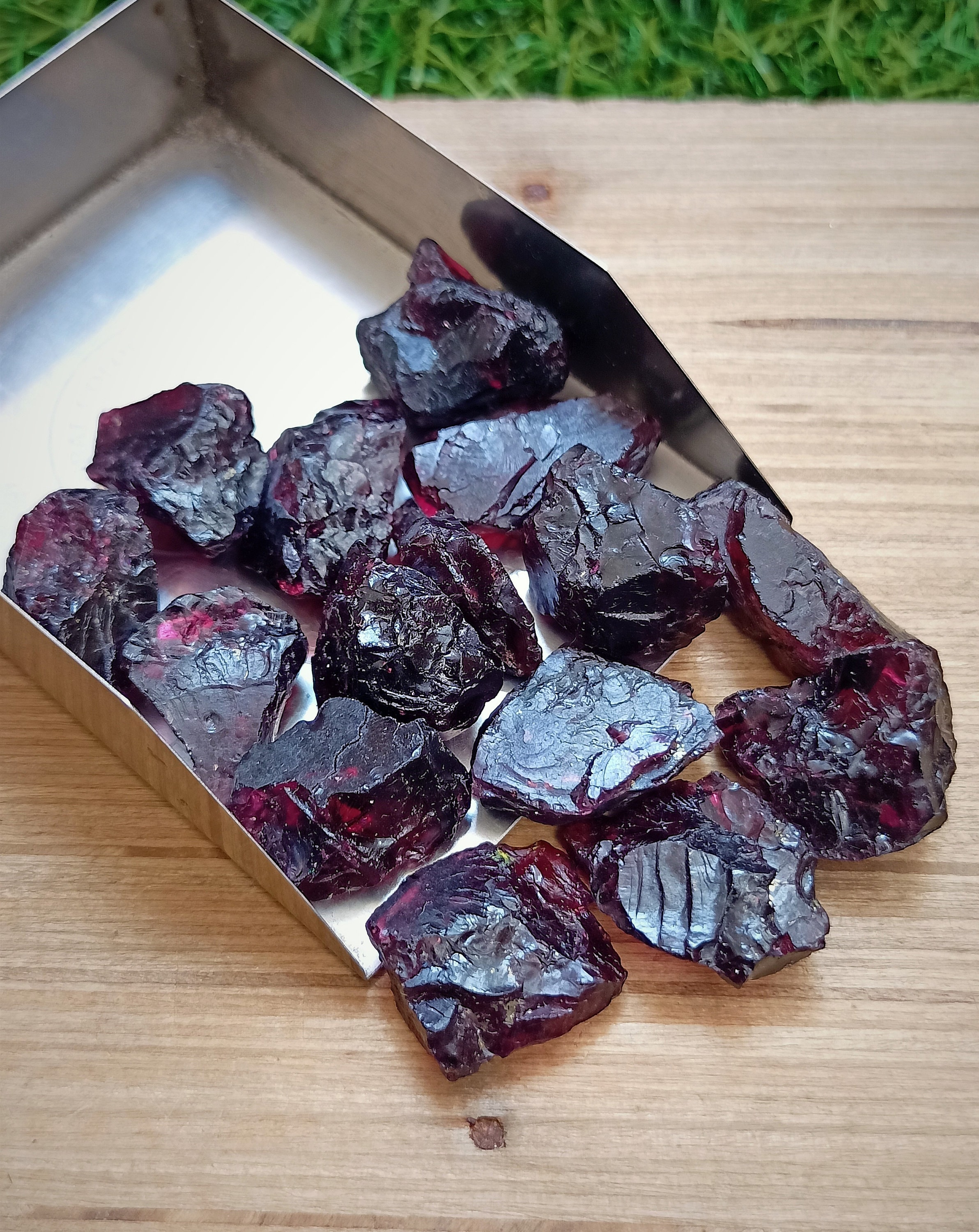 10 Piece Natural Raw Garnet Crystal Raw Garnet Stone Rough | Etsy