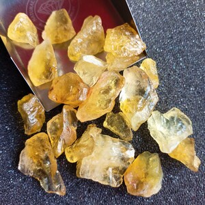 Natural Raw Citrine Crystal, Rough Gemstone, Solar Plexus Chakra, Jewelry Making, Healing Stones, Crystal Shop image 2