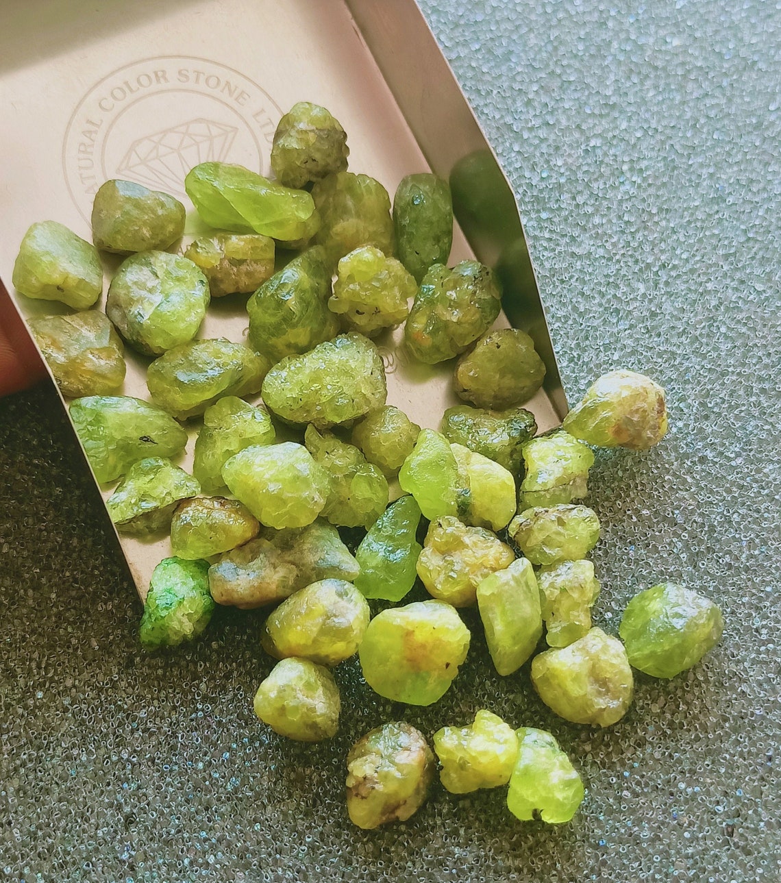 10 Pieces Raw Peridot Gemstone Peridot Crystal Healing Etsy