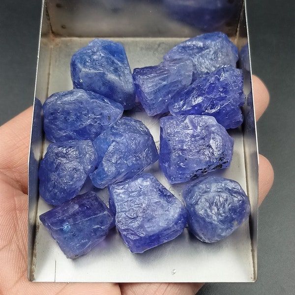 Top Quality Raw Tanzanite Stone, Natural Tanzanite Rough, Nuggets, Specimen, Gemstone, Untreated, Jewelry Making, Healing Crystal Shop