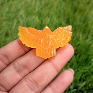 Natural Gemstone Eagle Carving Bird, Beautiful Hand Carved Pendant, Hand Carved Eagle Bird Crystal, Jewelry Making, Real Gemstone