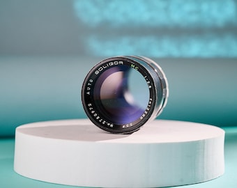 Objetivo para retratos Soligor 135 mm f/2,8 K-Mount en buen estado de funcionamiento con fotos de ejemplo