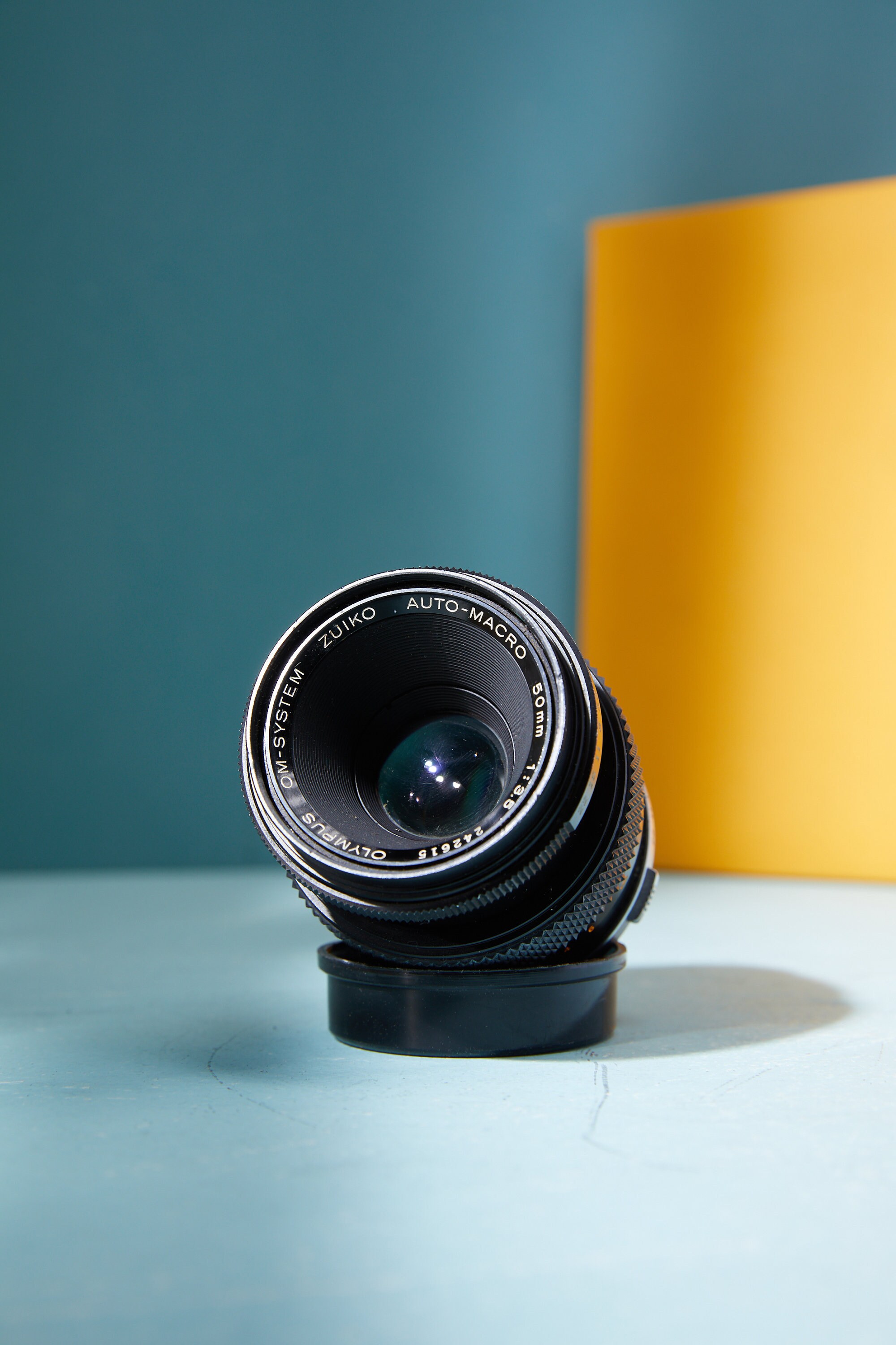 Olympus OM 50mm f3.5 Macro lens in good condition Tested with Etsy