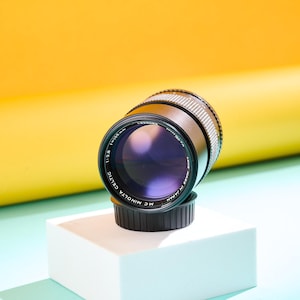 Minolta Celtic 135 mm f/2.8-objektiv, MD-fattning, vintagetelefoto