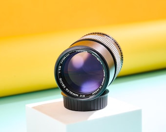 Objetivo Minolta Celtic 135 mm f/2.8, montura MD, teleobjetivo vintage