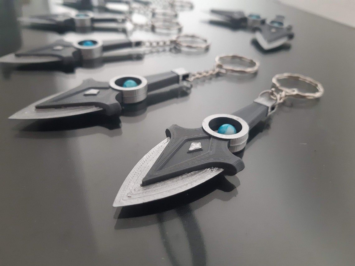 Valorant Keychain Gun buddy Charm Jett