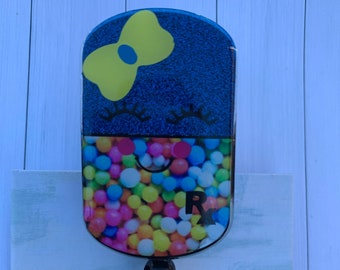 Happy Pill Badge Holder
