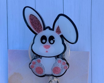 Bunny Retractable badge holder