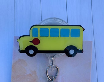 School Bus Badge Holder