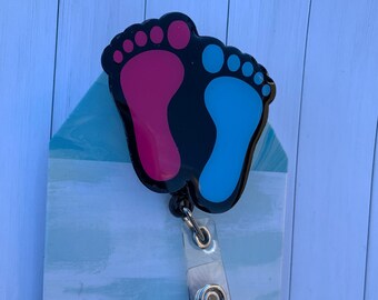 Baby Feet Badge Holder