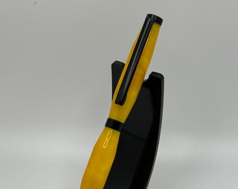 Slimline Lightweight Yellow Twist Pen